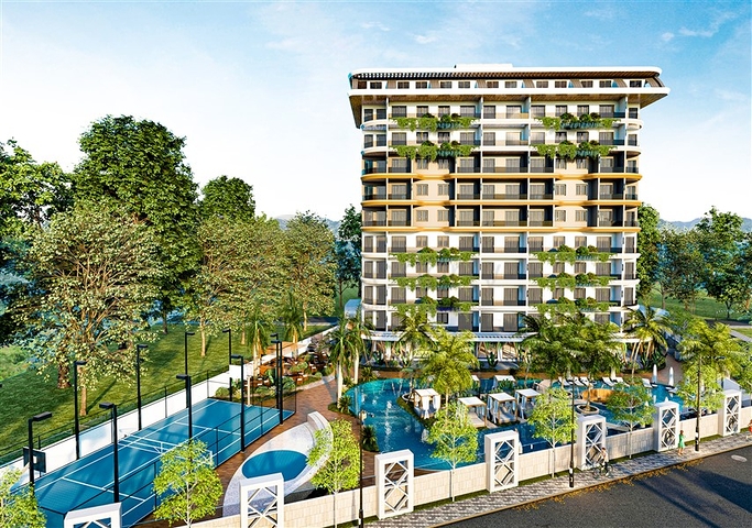 Квартира 1 + 1 в Авсалларі 