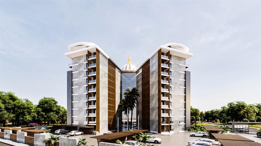 Квартира 1 + 1 в проекті з готельною інфраструктурою в Газіпаша