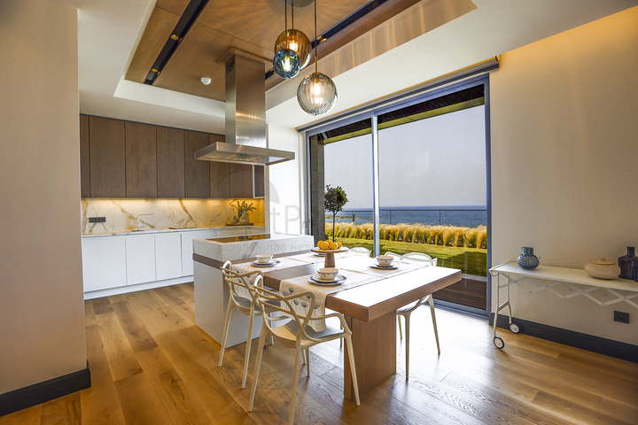 Резиденції та вілли з видом на море в районі Гюмюшлюк