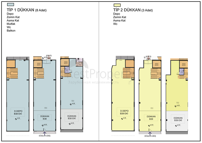 Комерційне приміщення під офіс в центрі міста Анталія 