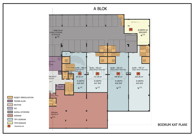 Комерційне приміщення під офіс в центрі міста Анталія 