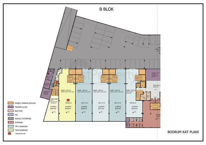 Комерційне приміщення під офіс в центрі міста Анталія 
