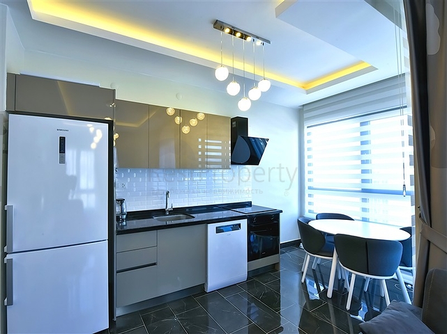 Квартира 1 + 1 в новому комплексі в Махмутларі