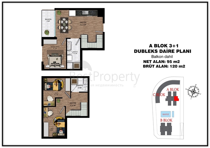 Інвестиційний проект в мікрорайоні Алтинташ-Анталія 