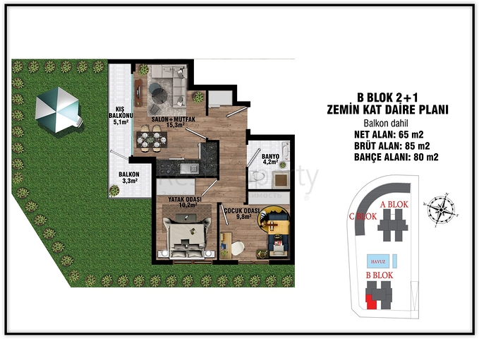 Інвестиційний проект в мікрорайоні Алтинташ-Анталія 
