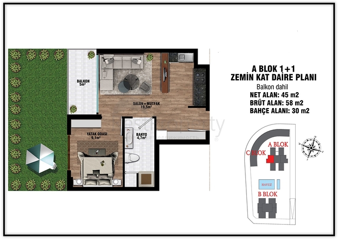 Інвестиційний проект в мікрорайоні Алтинташ-Анталія 