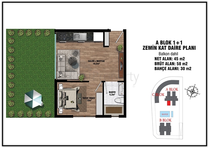 Інвестиційний проект в мікрорайоні Алтинташ-Анталія 