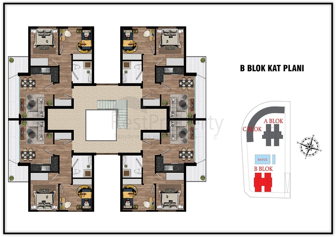 Інвестиційний проект в мікрорайоні Алтинташ-Анталія 