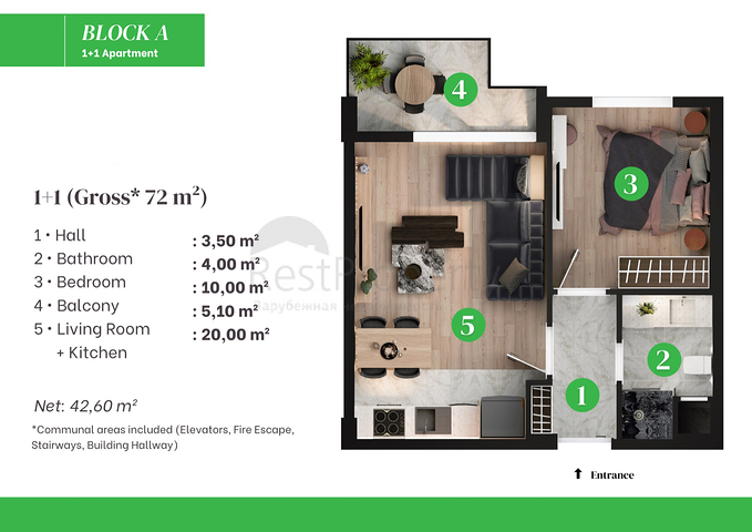 Інвестиційний проект в районі Алтинташ-Анталія 