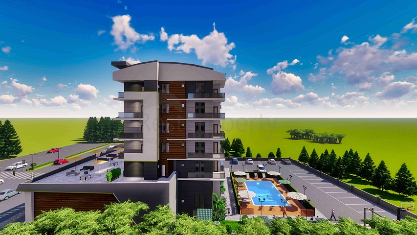 На продаж виставлені комерційні приміщення в районі Алтинташ-Анталія 