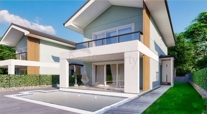 Вілла планування 4 + 1 в районі Фетхіє - Анталія