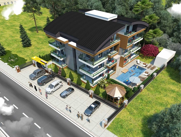 Квартира планування 1 + 1 в районі Белек - Анталія 