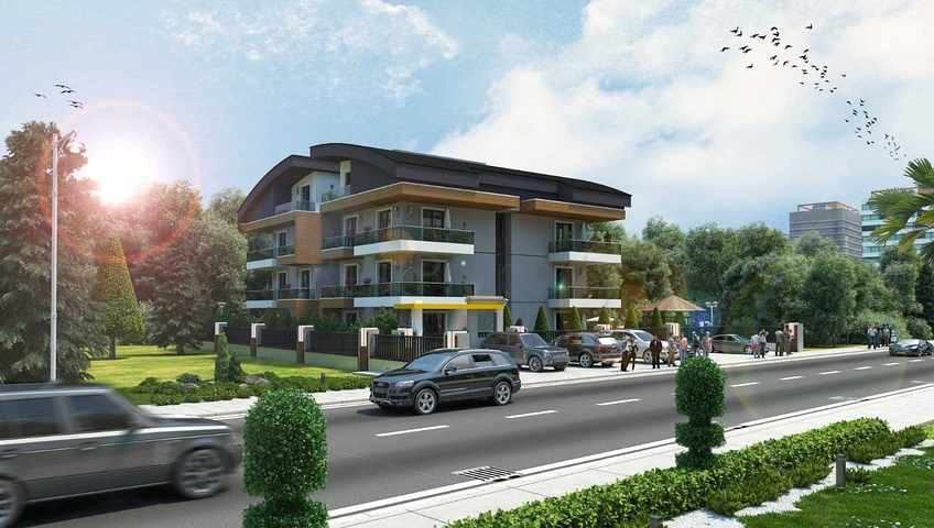 Квартира планування 1 + 1 в районі Белек - Анталія 