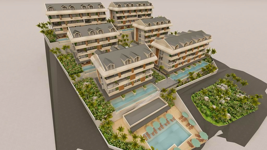 Квартира планування 1 + 1 в районі Фетхіє 