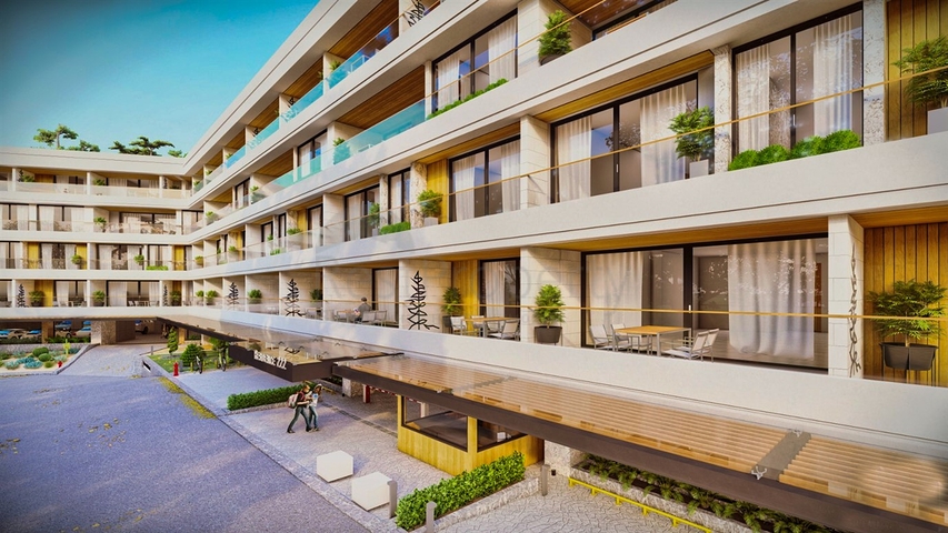 Квартира планування 2 + 1 в районі Фетхіє