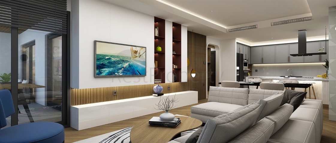 Квартира планування 2 + 1 в районі Фетхіє