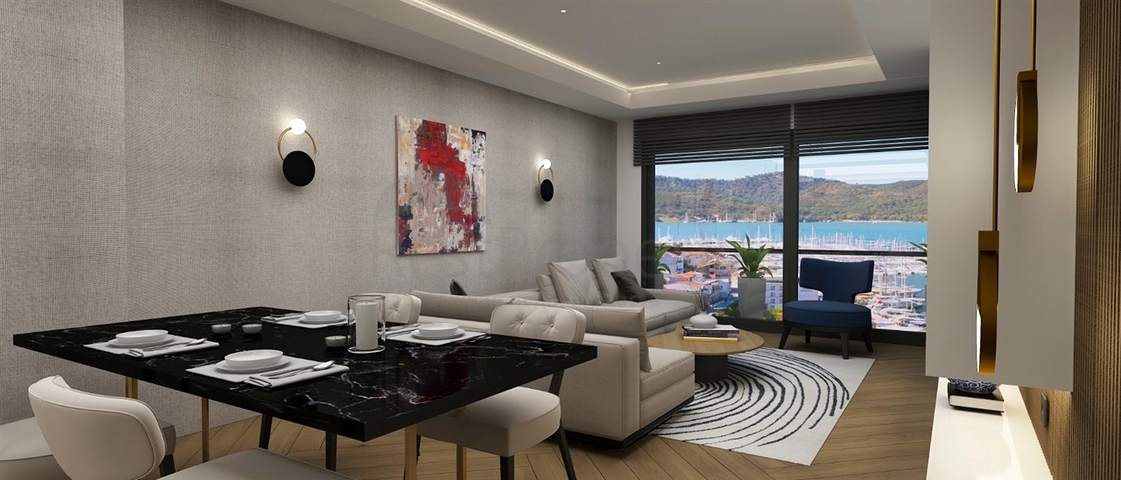 Квартира планування 2 + 1 в районі Фетхіє