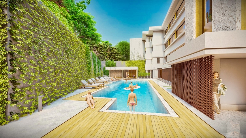 Квартира планування 2 + 1 в районі Фетхіє