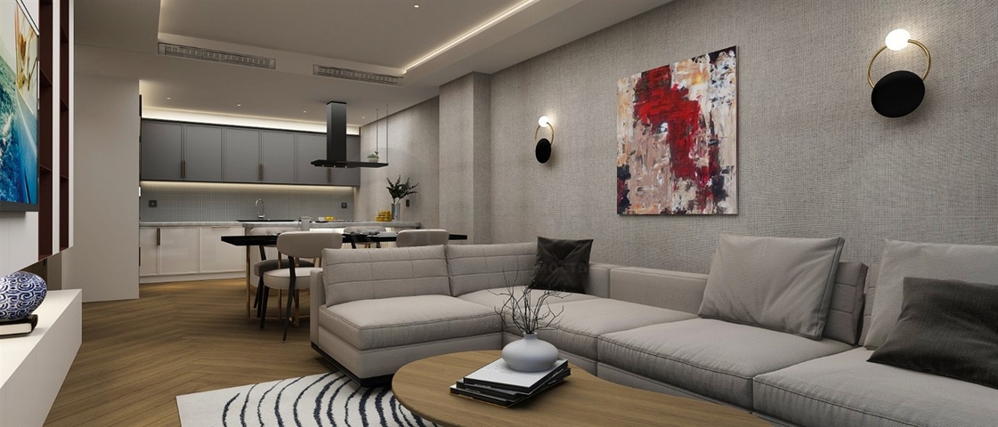 Квартира планування 2 + 1 в районі Фетхіє