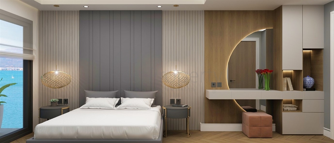 Квартира планування 2 + 1 в районі Фетхіє