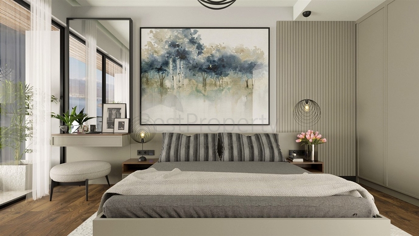 Квартира планування 2 + 1 в районі Фетхіє