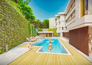 Квартира планування 2 + 1 в районі Фетхіє