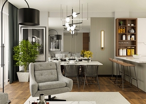 Квартира планування 2 + 1 в районі Фетхіє