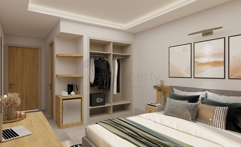 Квартира планування 1 + 1 в районі Фетхіє