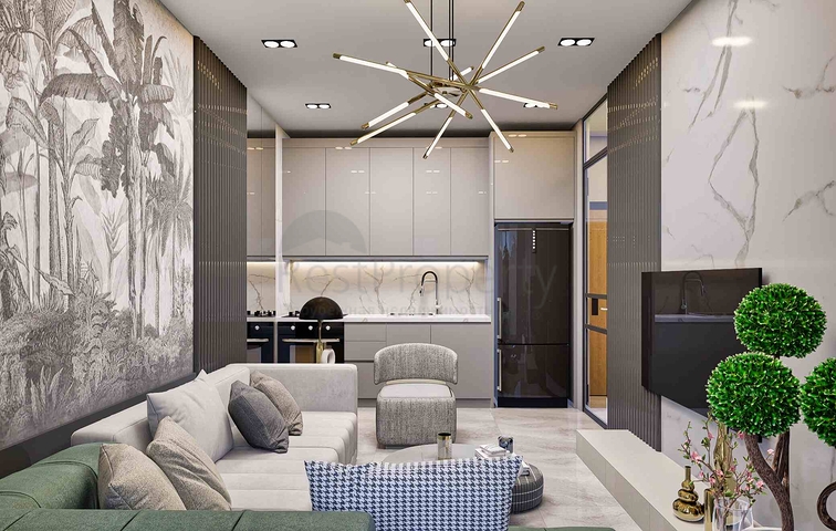 Квартири планування 1 + 1 і 2 + 1 в районі Белек - Анталія