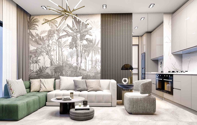 Квартири планування 1 + 1 і 2 + 1 в районі Белек - Анталія