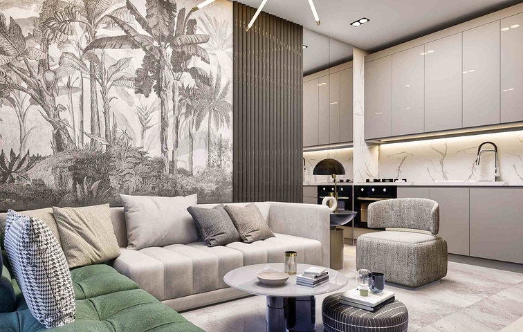 Квартири планування 1 + 1 і 2 + 1 в районі Белек - Анталія