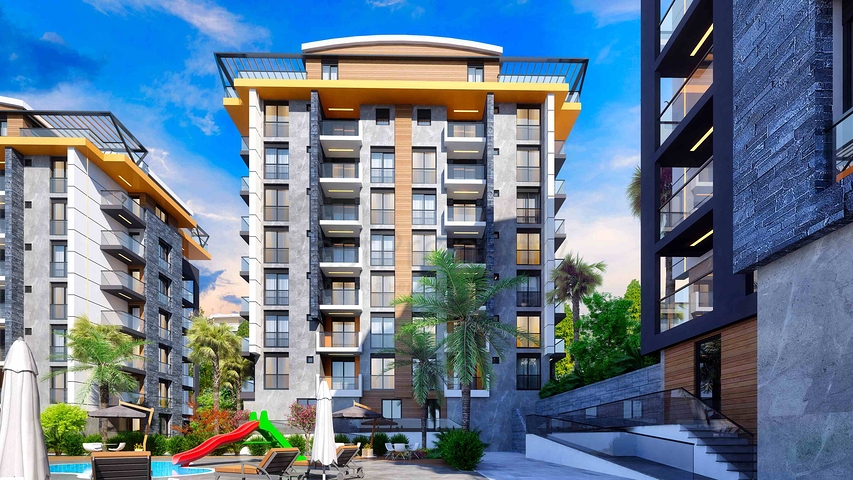 Квартири планування 1 + 1 і 2 + 1 в районі Белек - Анталія