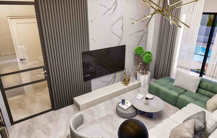 Квартири планування 1 + 1 і 2 + 1 в районі Белек - Анталія