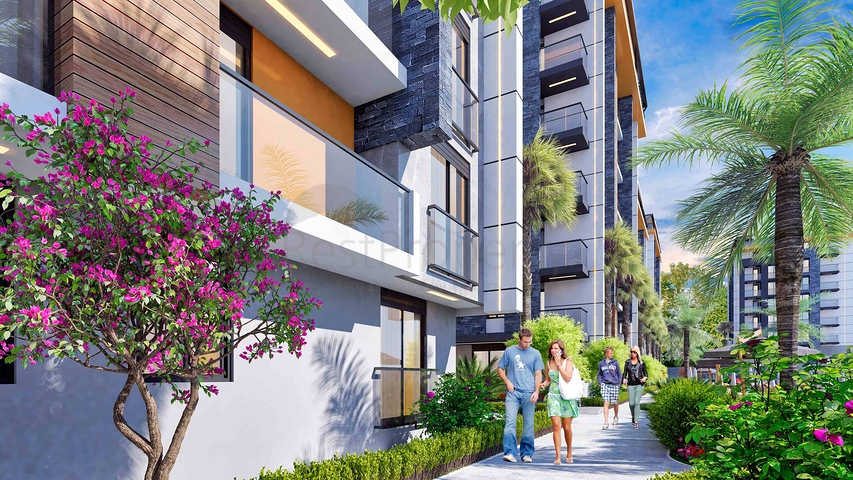 Квартири планування 1 + 1 і 2 + 1 в районі Белек - Анталія