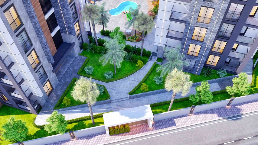 Квартири планування 1 + 1 і 2 + 1 в районі Белек - Анталія