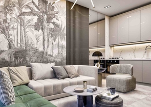 Квартири планування 1 + 1 і 2 + 1 в районі Белек - Анталія