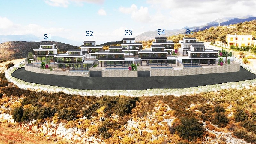 Вілла планування 4 + 1 в районі Фетхіє - Анталія