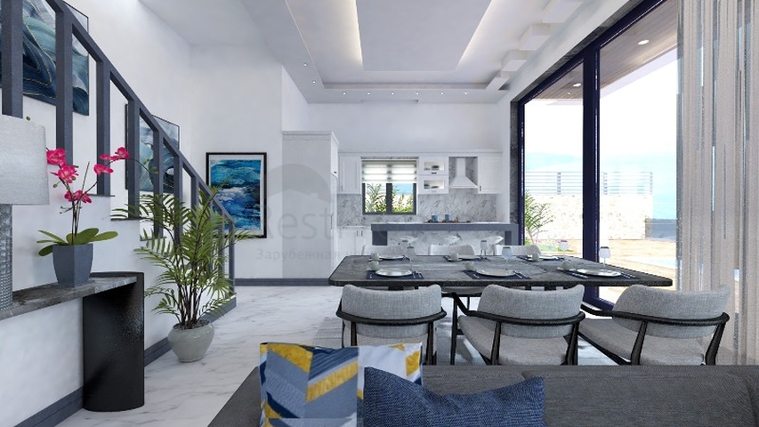 Вілла планування 4 + 1 в районі Фетхіє - Анталія