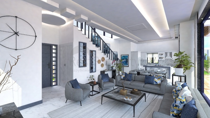 Вілла планування 4 + 1 в районі Фетхіє - Анталія