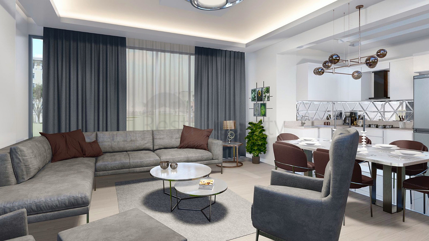 Квартира планування 1 + 1 в районі Белек - Анталія 