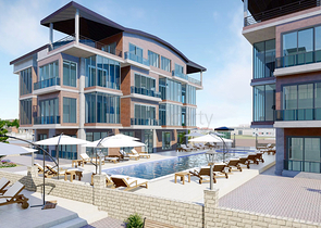 Квартира планування 1 + 1 в районі Белек - Анталія 