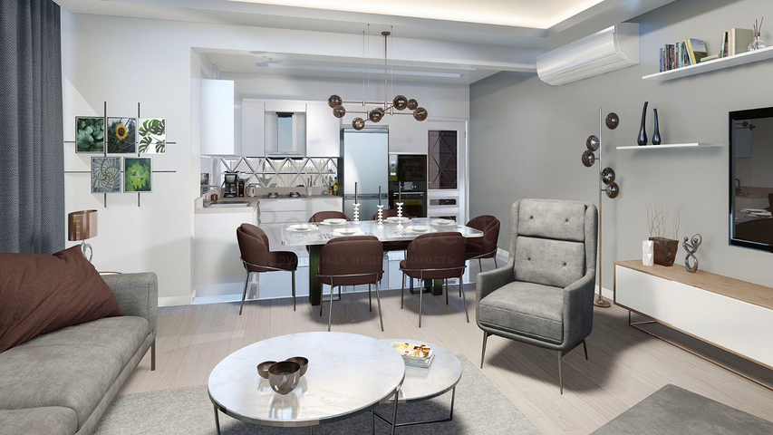 Квартира планування 2 + 1 в районі Белек - Анталія 