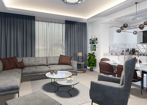 Квартира планування 2 + 1 в районі Белек - Анталія 