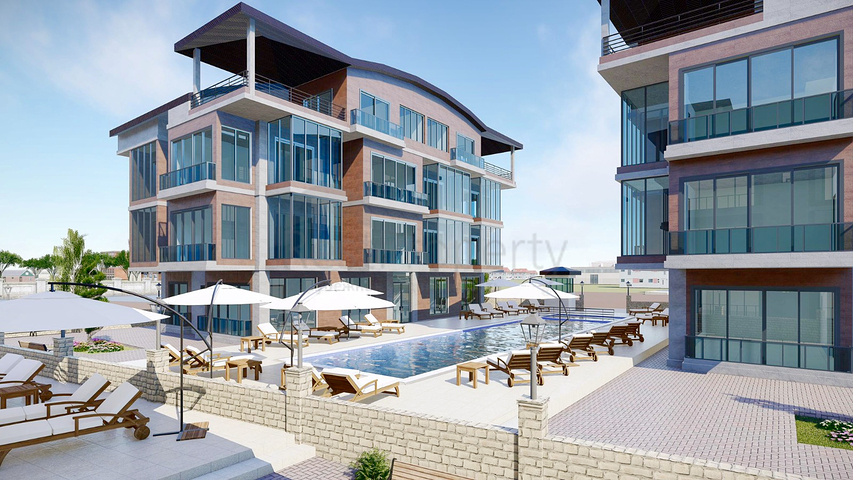 Квартира планування 4 + 1 в районі Белек - Анталія 