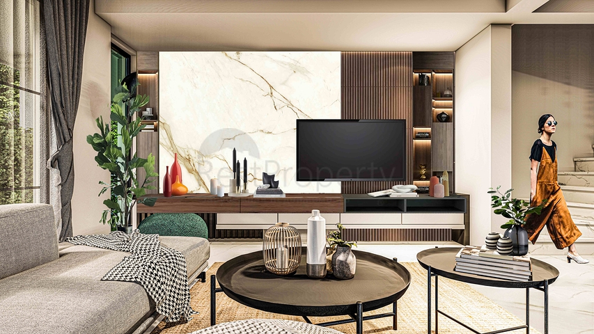 Вілли планування 2 + 1 і 3+1 в районі Кемер-Анталія 