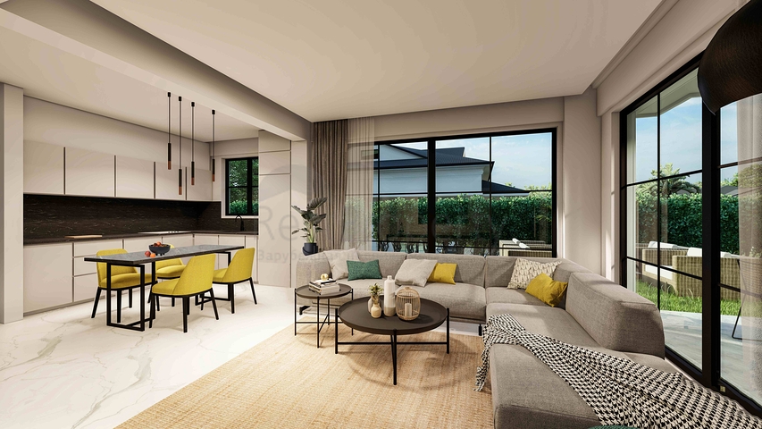 Вілли планування 2 + 1 і 3+1 в районі Кемер-Анталія 