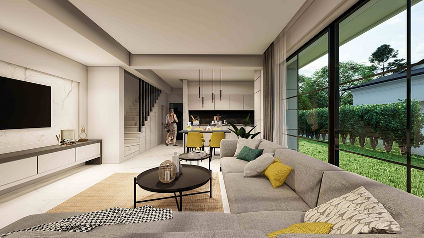 Вілли планування 2 + 1 і 3+1 в районі Кемер-Анталія 