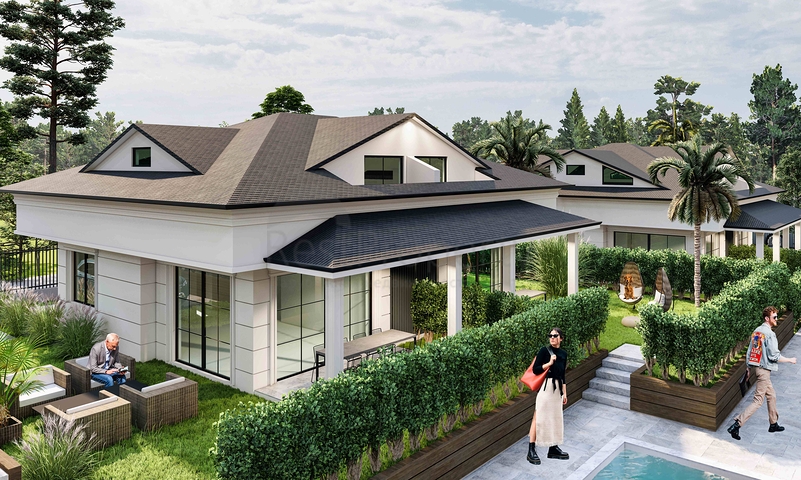 Вілли планування 2 + 1 і 3+1 в районі Кемер-Анталія 