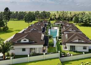 Вілли планування 2 + 1 і 3+1 в районі Кемер-Анталія 