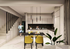 Вілли планування 2 + 1 і 3+1 в районі Кемер-Анталія 